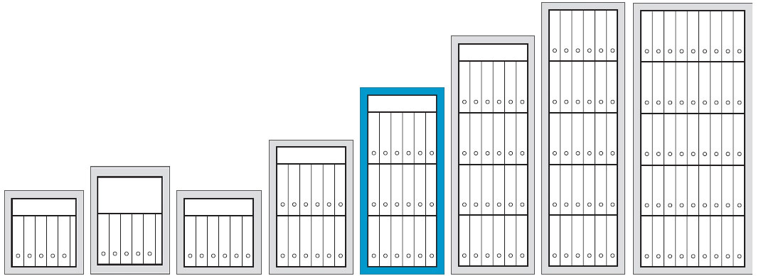 Coffre-fort classe 4 211 litres modèle 330 de la série PTK-E300.