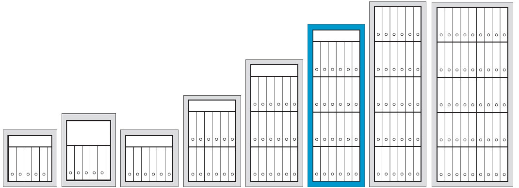 Coffre-fort classe 4 273 litres modèle 340 de la série PTK-E300.
